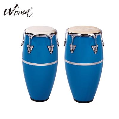 China Wooden PET Conga Drum / Real Cowhide Heads Conga Set for sale