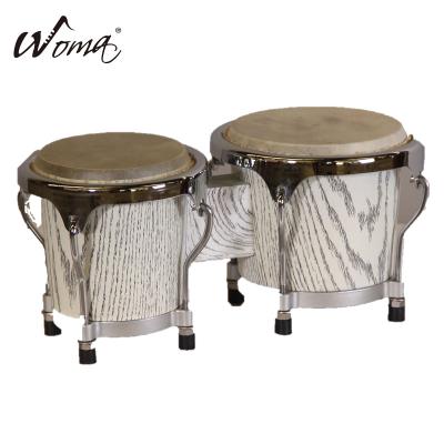 China Rum cow shin heads percussion bongo drums hot popular musical instruments for sale for sale