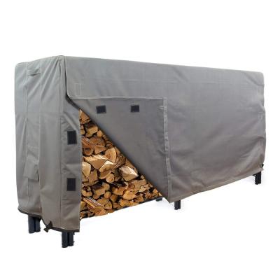 China Weatherproof Durable Waterproof Heavy Duty Log Rack Cover Premium Outdoor Cover for sale