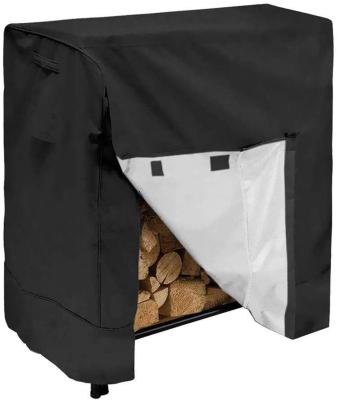 China 600D Heavy Duty Waterproof 350gsm 600D Polyester Firewood Rack Dustproof Cover for sale