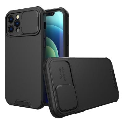 中国 2021 NEW Anti-drop Camera Protective Phone Case For iPhone 13 With Slide PC Cover For Lens, Max 12 pro TPU Anti-slip Shockproof Case 販売のため