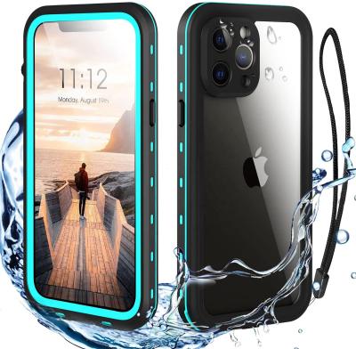 China 2021 New Arrival Water Bottom Pro Max Phone Case Built In Anti-drop Dot Serial Waterproof Screen Protector For Iphone 13 for sale