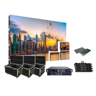 Cina JYLED 4X3M video outdoor full color led P4 display screen for stage rental / hotel rental led video wall in vendita