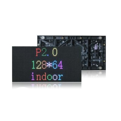 Cina Matrix Indoor Led 128x64 Led Display Module P2 Smd RGB Indoor Full Color Video Led Display Module Smd in vendita