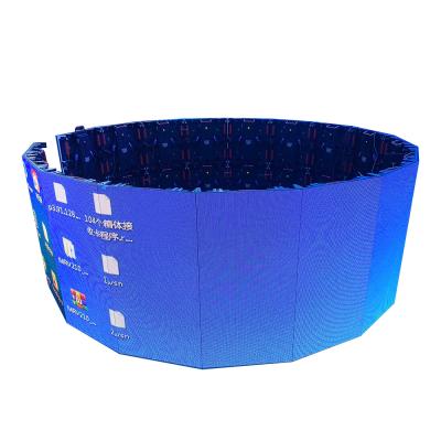 Cina P3.91 LED Display Show Customized Indoor High Resolution Curved Screen LED Display For Rental Activities in vendita