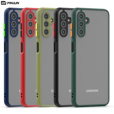 China competitive price Anti-fall skin feeling 2 in 1 case contrast hard matte color TPU+PC mobile phone cover for Samsung Galaxy A13 5G for sale