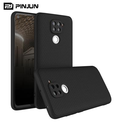 China Carbon Fiber Shockproof Design Soft Airbag TPU Phone Case Mobile Covers For Xiaomi Redmi Note 9 for sale