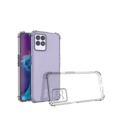 China Factory Price Anti-fall 4 Military TPU Corner Shockproof Shockproof Crystal Clear Phone Case For Oppo Realme 8i for sale