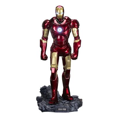 China High quality Europe 1/2 ironman MK3 suit figure resin ironman toy souvenir gift for sale