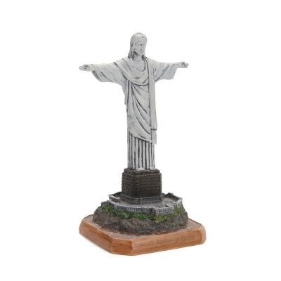 China Europe Customized Commemorative Sculpture Resin Opens Brazil Landmark Creative Small Ornaments Decorative Stock Number for sale