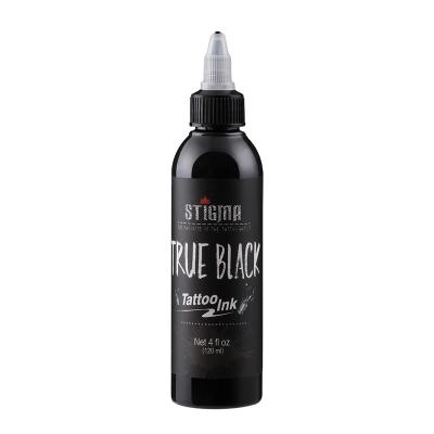 China Custom Label High Quality 120ml 4oz Body Art Paint for Body Tattoo Pigment Black Tattoo Art Ink for sale