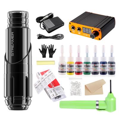 China Solong Hot Sales Permanent Tattoo Needles Kit Electric Microblading Professional Tattoo Pen Cartridge Kit for sale