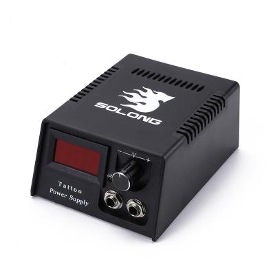 China Audio To RCA/Clip Attach Rotary Tattoo Machine Supply Digital Dual Tattoo Power Supply Solong Manufacturer Pen Power Supply for sale