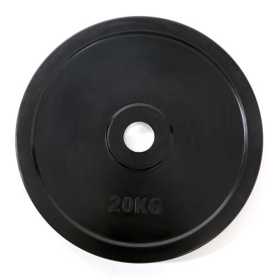 China Universal Wholesale Gym Fitness Weight Plate Rubber Coated OB Weight Plate Customized OEM for sale