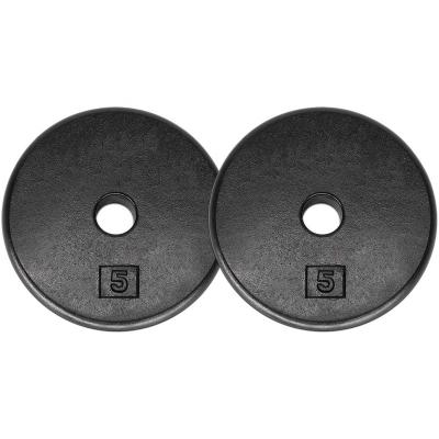 China Universal Wholesale Powder Coated Black Weight Dish Round Plate Customized OEM for sale