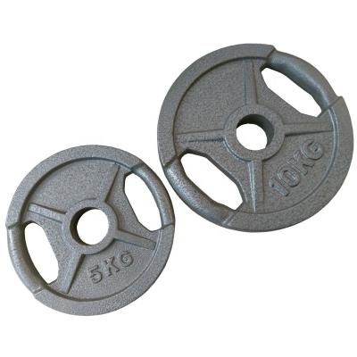 China Universal Wholesale Gray Hammertone Grip Weight Plate Powder Coated Weight Plate Customized OEM for sale