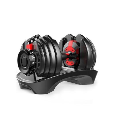 China Universal Wholesale Adjustable 52.5LB 90LB Dumbbell Set Commercial Cast Iron for sale