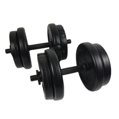 China Universal Bodybuilding Weightlifting Gym Equipment Cement Dumbbell Set Adjustable Fitness Unisex Customized for sale