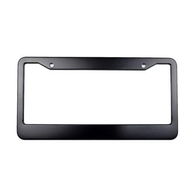 China Universal Aluminum Alloy License Plate Frame LPF-005 Anodized Aluminum Alloy 2 Holes 12.3*6.3 inch For USA License Plate for sale