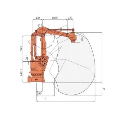 China SR50/2180 High Speed ​​Bags Industrial Palletizing Robot for sale