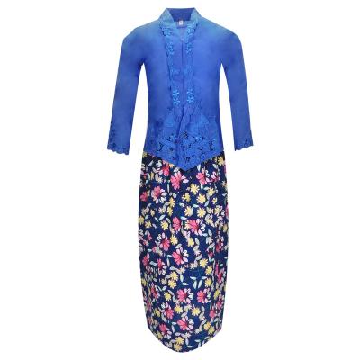 China Hot Selling News Print Soft Cloth Muslim Women Islamic Clothing Kebaya Dresses 920B3-SP2021-12 for sale