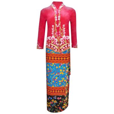 China 2021 Wholesale Fashion Design Malaysia Dress Kebaya 920B3-SP2012-2 Clothing Manufacturers for sale