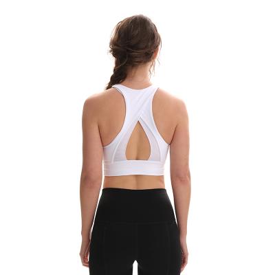 China UGOO Amazon Sale QUICK DRY Hot High Elastic Shockproof Yoga Tank Tops Fitness Sport Tops for sale