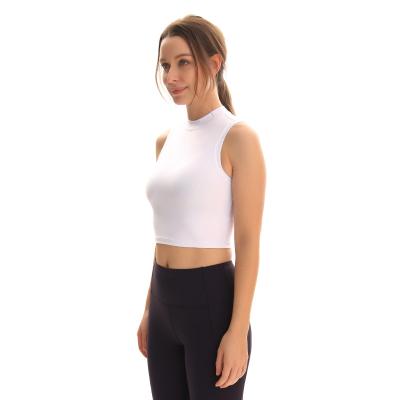 China UGOO QUICK DRY Yoga Casual Breathable Sports Tank Tops High Elastic Fitness Shockproof Tank Tops for sale