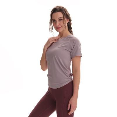 China UGOO Anti-Wrinkle Yoga Sports T-Shirt For Moisture Absorption Sweating Casual Fitness for sale