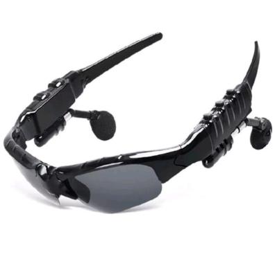 China Glass BT Radio Two Kind Shades Microphone Portable Sports Earphone Glass BT Polarized Smart Sunglasses for sale