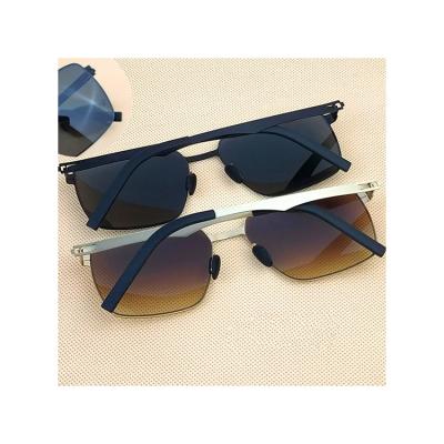 China Wholesale Custom Frame Business Custom Comfortable Adults Unbreakable Stainless Color Film Polarized Sunglasses for sale