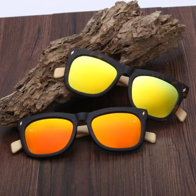 China Square In Shades New Wholesale Outdoor Bamboo Unisex Colorful Sunglasses Polarized Sunglasses for sale