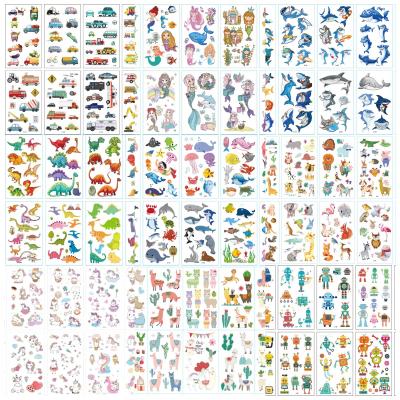 China Unicorn Temporary Tattoo StickersNew Cartoon Sticker 30 Set 10pcs/set Luminous Fluorescent Waterproof Tattoo Sticker For Kids Girls Boys for sale