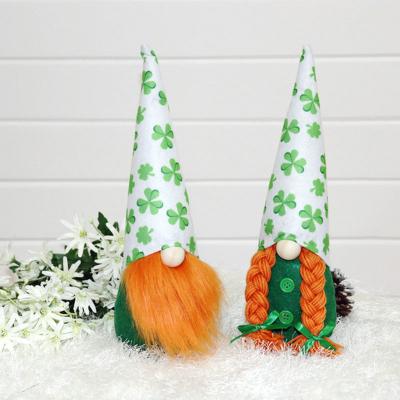 China St Patrick's Day Party Decor St Patrick's Day Gnome Decoration, Cute Cartoon Bunny Shape Doll Home Decoration St Patrick's Day Gnome Elf Dwarf Ornaments for sale