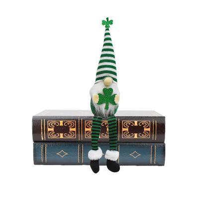 China St Patrick's Day Party Decoration Personalized St Patrick's Day Ireland Easter Gifts Saint Patrick Decorations Green Sitting Gnomes for sale