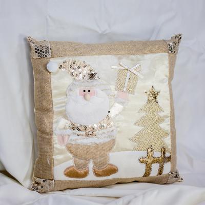 China Cartoon Toy Christmas Pillow Covers Snowman and Claus Gift for Friend 14