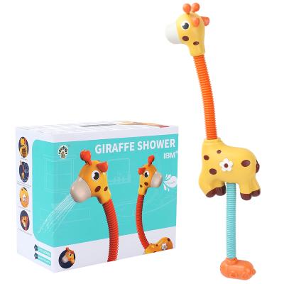 China Bath Toys 2021 New PVC Vinyl Kids Toys Mini Giraffe Soft Bath Animal Bath Squirting Toys For Baby Children Other Educational Toys for sale