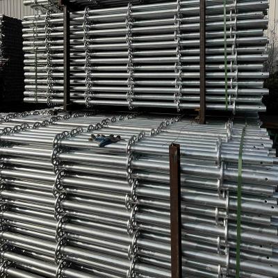 China Ringlock Standard Scaffolding 48*3.25*2500 13.2kg Level Vertical Scaffold Vertical for sale