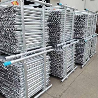 China Standard Level Customized Carbon Steel Scaffolding 48x2.75x1500 Horizontal Cross Bar for sale