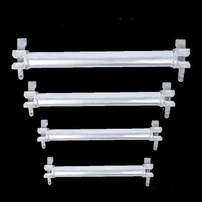 China ISO9001 Standard Level Certification Hot Dip Galvanized Carbon Steel Scaffolding Cross Bar for sale