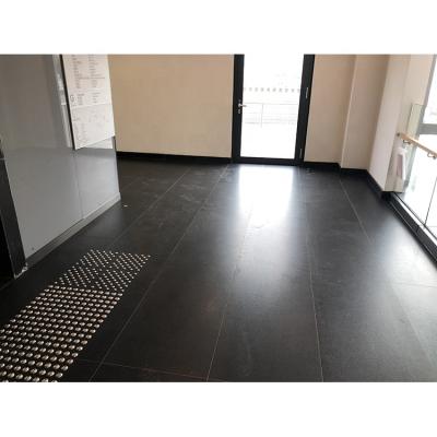 China Modern Honed Custom Steps Galaxy 60x120 Absolute Pure Black Granite Flooring Tiles for sale