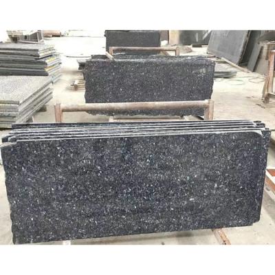 China Modern Natural Polished Norway Blue Stone Floor Pearl Granite Tile And Slab for sale