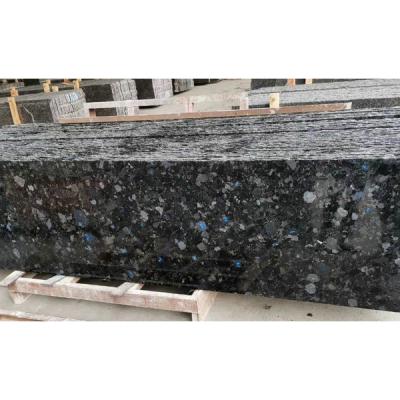 China Modern Direct Ukraine Blue Arctic Blue Natural Stone Flooring Black Labrador Granite Volga Factory Galatic Blue Granite for sale