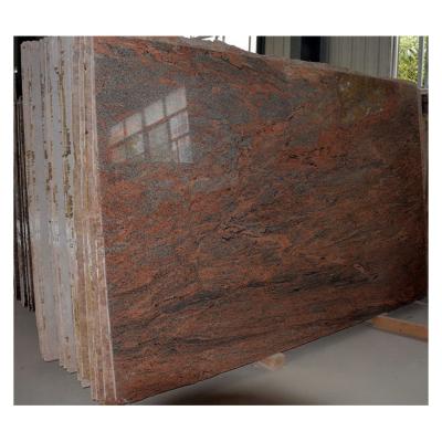 China Modern Indian Multicolor Red Cheap Red Granite India Paradise Stone Tile Prices for sale