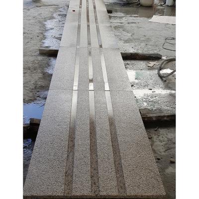 China Industrial Outdoor Garden Floor Paver Anti Slip Strip Subway Anti Slip Granite Tile for sale