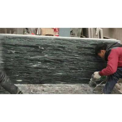 China Contemporary China Ocean Sea Wave Green Granite for sale