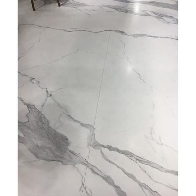 China Modern Island Countertops White Italian Polished Marble Kitchen Slab Calacatta Stone for sale