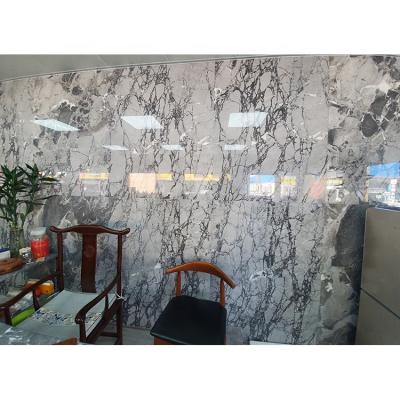 China China gray marble stone wall decoration color slab modern gray calacatta tile for sale