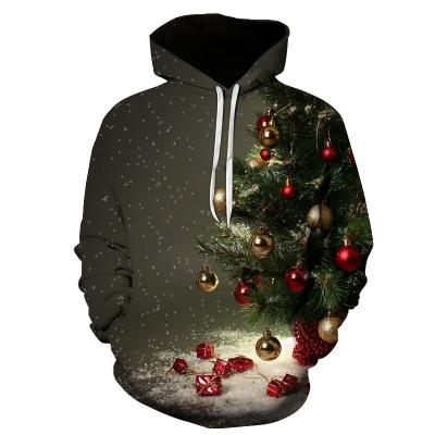 China Wholesale Anti-pilling Santa Elk Mens Christmas Hoodies Dog Camouflage Hoodie Sweatshirt Print Funny Custom Hoodie 3D Digital Print Sweater for sale