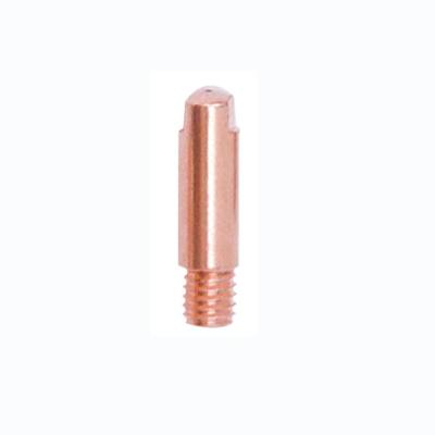 China High Quality CO2 MIG Welding Welding Spare Parts Torch Accessories Consumables Position M6*25 Contact Tip Nozzle End For CO2 Welding for sale